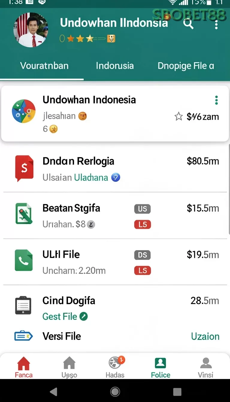 Cuplikan layar SVIPWINS — pengaturan akun