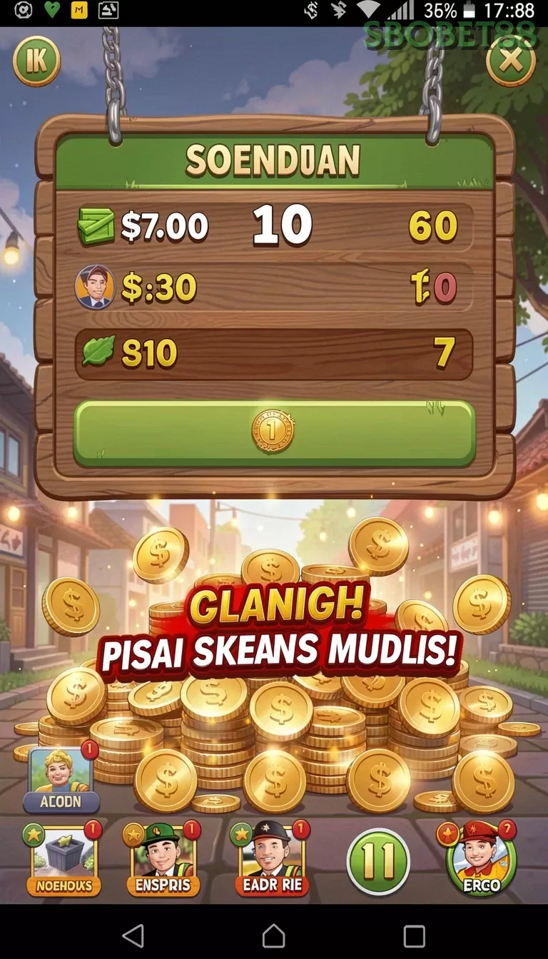Cuplikan layar KKRP — menu navigasi