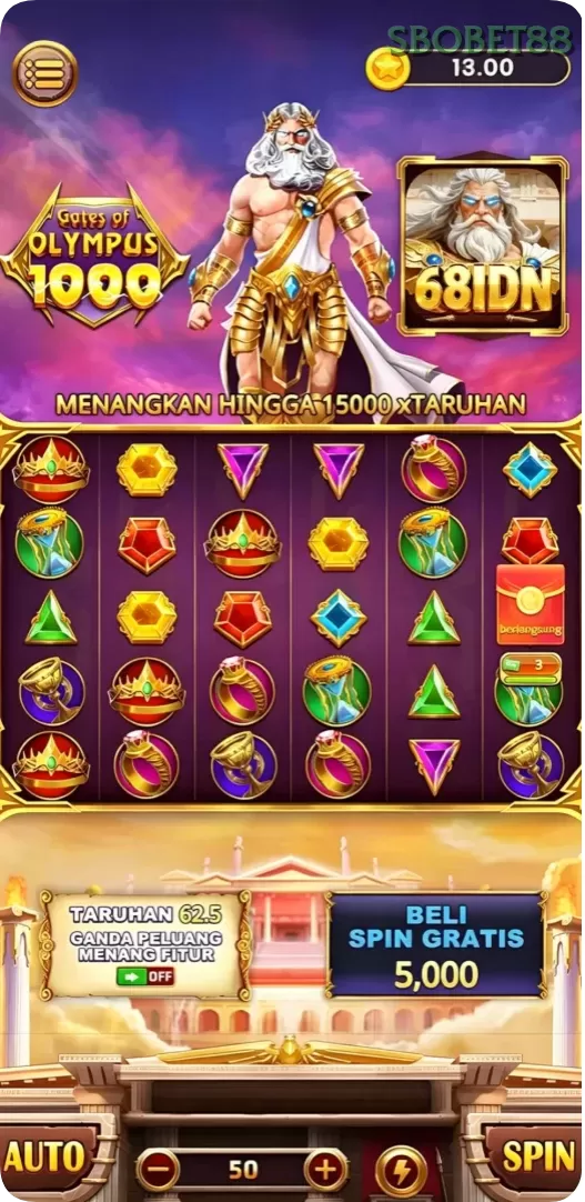 Cuplikan layar KRISNA96 — aktivitas