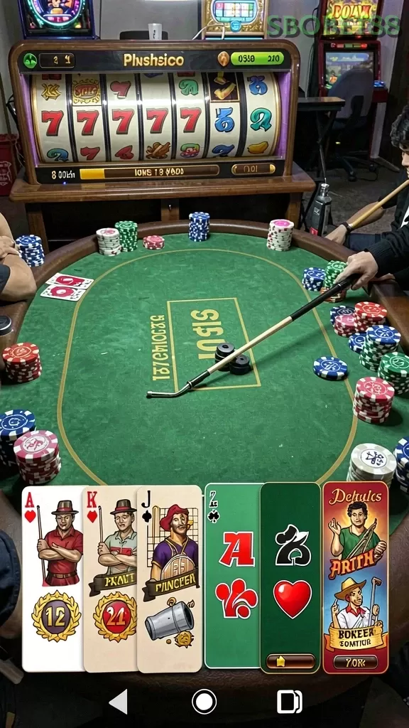 Cuplikan layar KEPO66 — menu navigasi