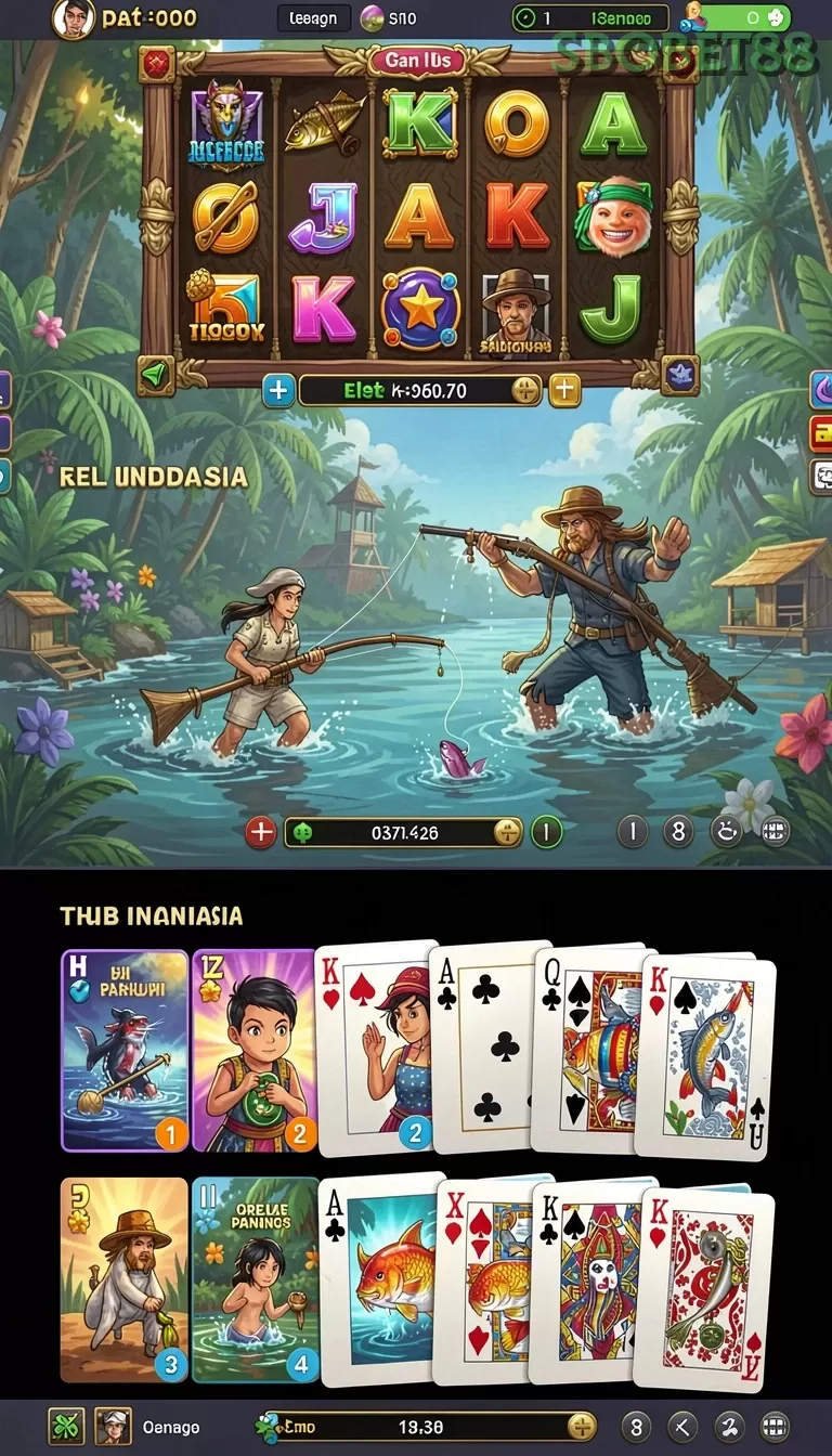 Cuplikan layar NONA88 — menu navigasi