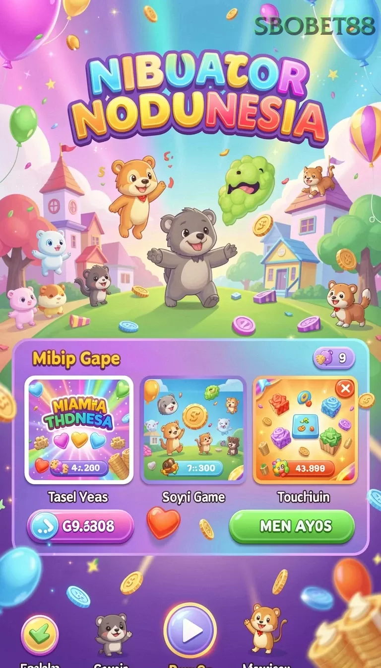 Cuplikan layar 98SPIN — halaman utama